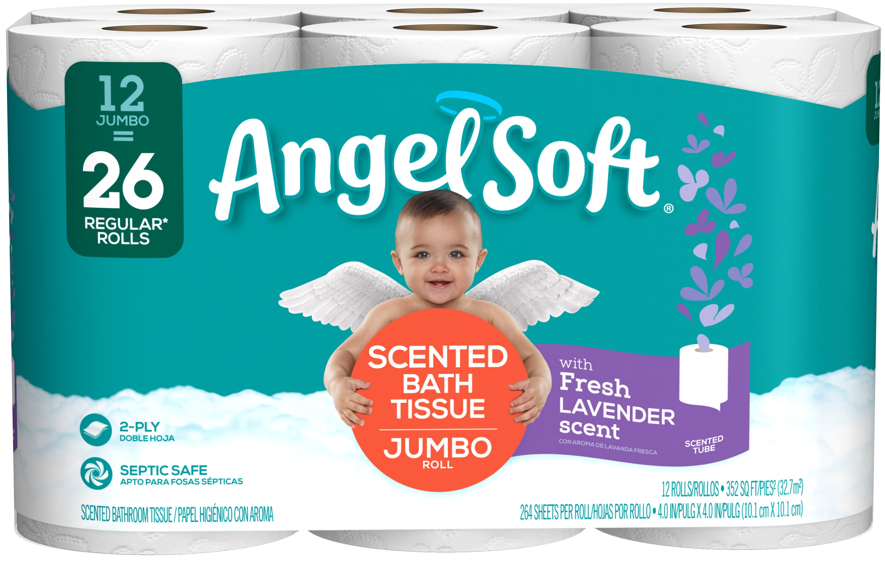 Angel Soft Toilet Paper Walmart厕纸上新货！可选次日达！！速度抢！！！