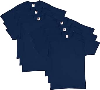 Hanes mens Essentials Short Sleeve T-shirt Value Pack (6-pack) fashion t shirts, Navy, Medium US | Amazon.com