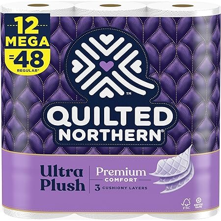 Quilted Northern Ultra Plush Toilet Paper 18 Mega Rolls 2-Pack