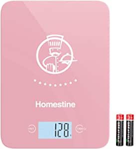Homestine 粉色高精度厨房电子秤 烘焙必备