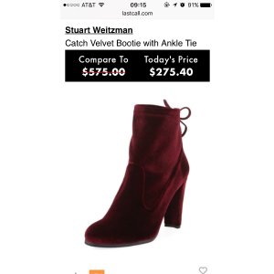 $407.40 Stuart Weitzman 过膝靴 码全