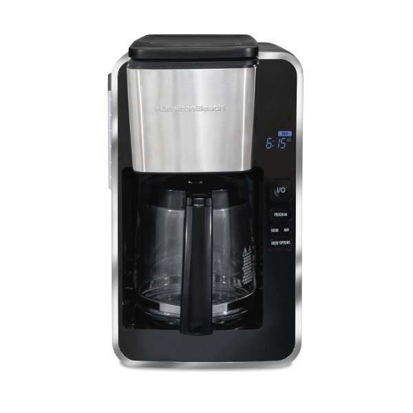 Front Fill Deluxe 12 Cup Programmable Coffee Maker