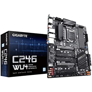 GIGABYTE C246-WU4 (Intel/C246 Express Chipset/ATX/DDR4/Dual Intel Server GbE LAN/10xSATA3/2xM.2/服务器主板）