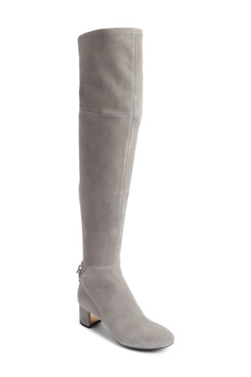 Tory Burch Laila Suede Over-the-Knee Boot 长靴