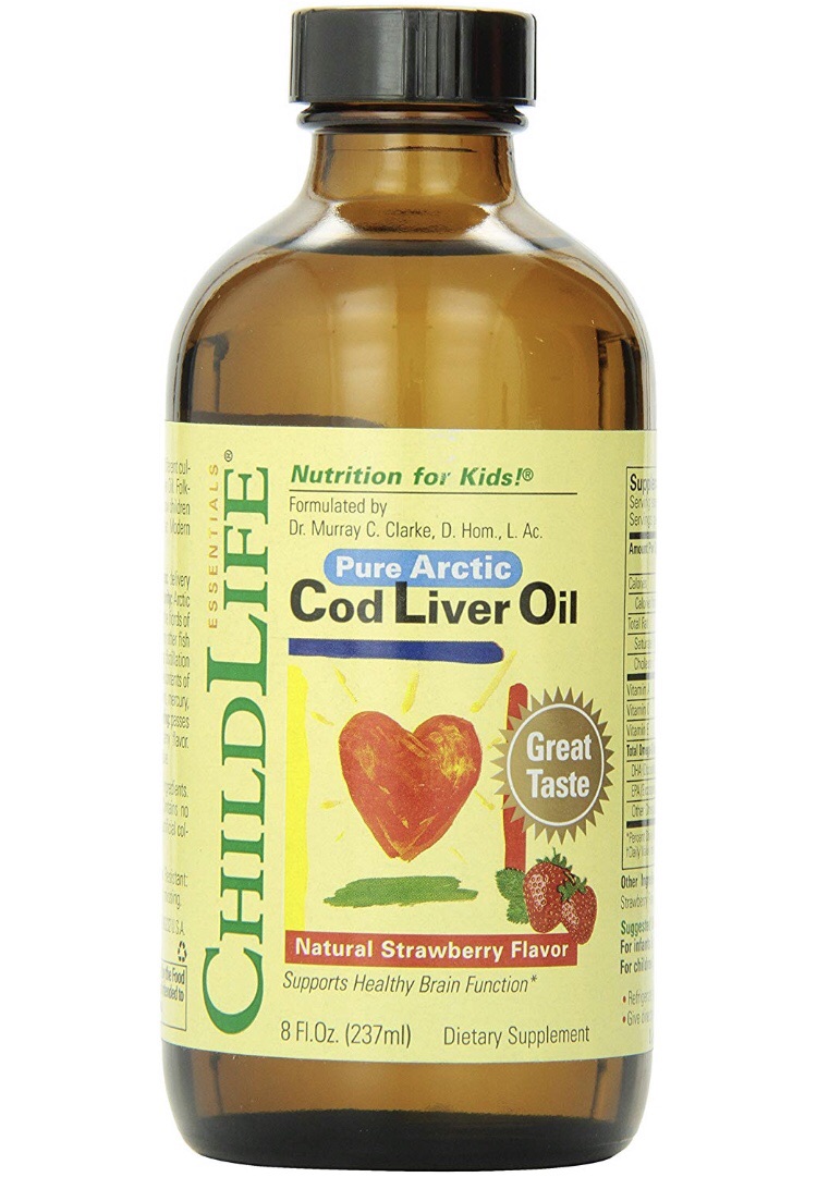 CHILD LIFE 深海鱼肝油 Child Life Cod Liver Oil, Glass Bottle, 8-Ounce: Health & Personal Care