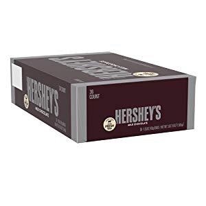 Hershey's 牛奶巧克力1.55oz 36条