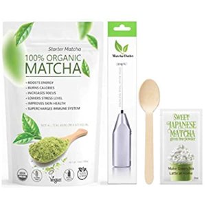 Starter Matcha Pure USDA Organic Green Tea Powder - Culinary Grade 12oz: Amazon.com: Grocery & Gourmet Food