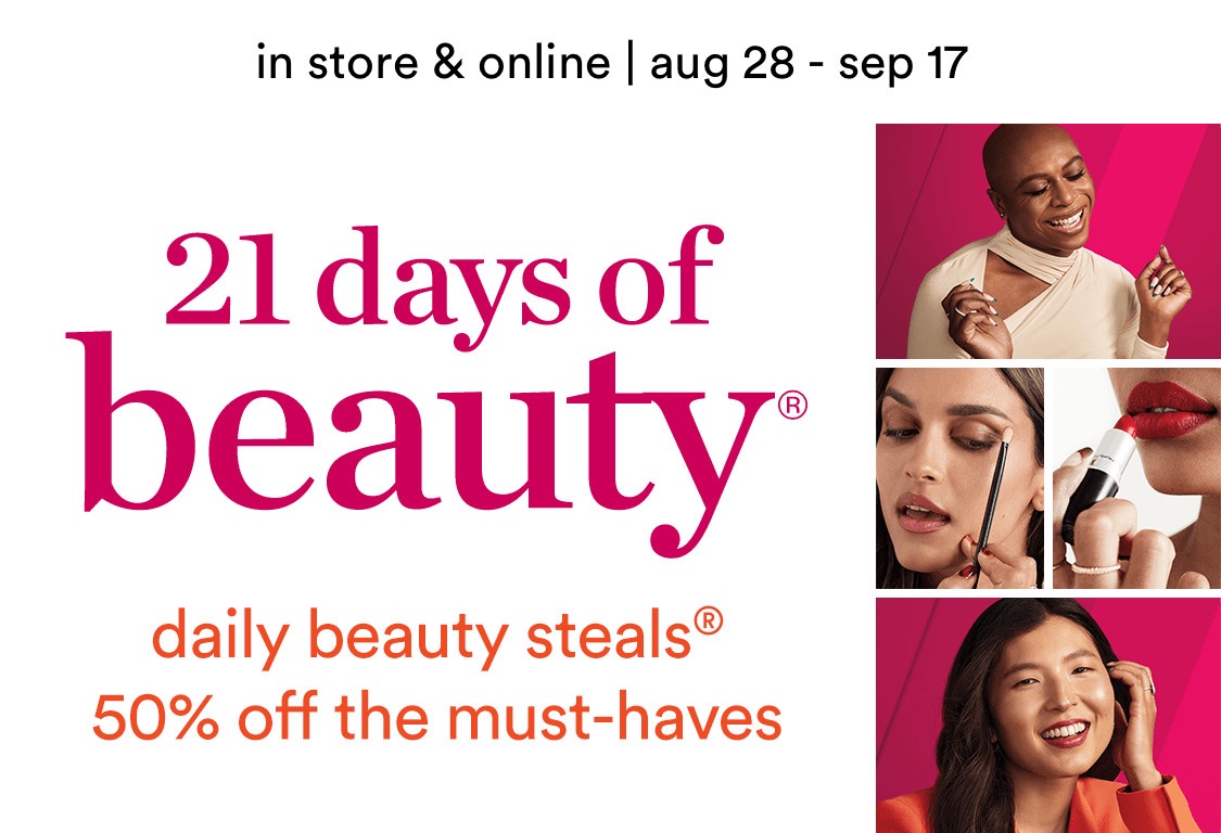 21天美妆护肤产品半价活动 21 Days of Beauty 2022 | Ulta Beauty