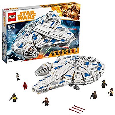 乐高 神速千年隼LEGO Star Wars Solo: A Star Wars Story Kessel Run Millennium Falcon 75212 Building Kit and Starship Model Set, Popular Building Toy and Gift for Kids (1414 Piece)
