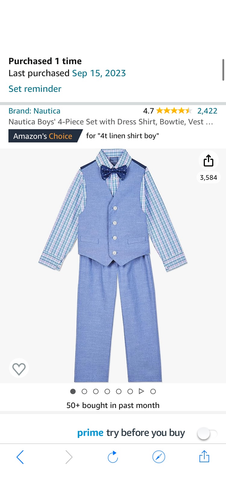 Amazon.com: Nautica Boys' Little 4-Piece Set with Dress Shirt, Bow Tie, Vest, and Pants, Lavendula: Clothing, Shoes & Jewelry