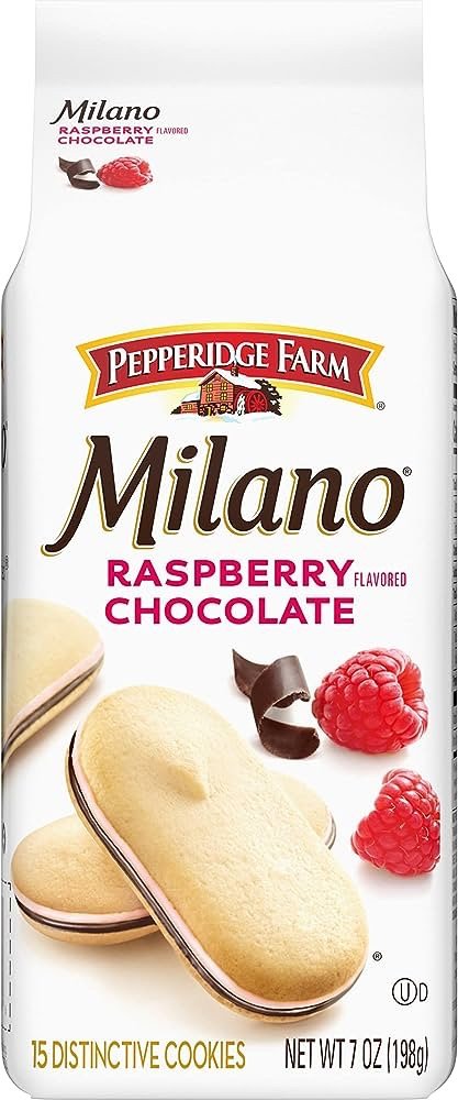 Pepperidge Farm Milano Cookies, Raspberry Chocolate, 7 oz