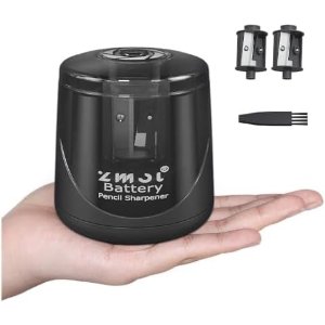 ZMOL Battery Operated Electric Pencil Sharpener, Quick Sharpener Pencil Sharpener,for Kids, for No.2/Color Pencils (6-8mm)