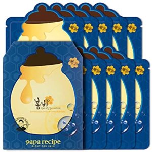 $16.99 Amazon.com : Papa Recipe Bombee Honey Mask Pack, Korean Sheet Mask, Rich Moisturizing Mask 10 Sheets : Beauty面膜