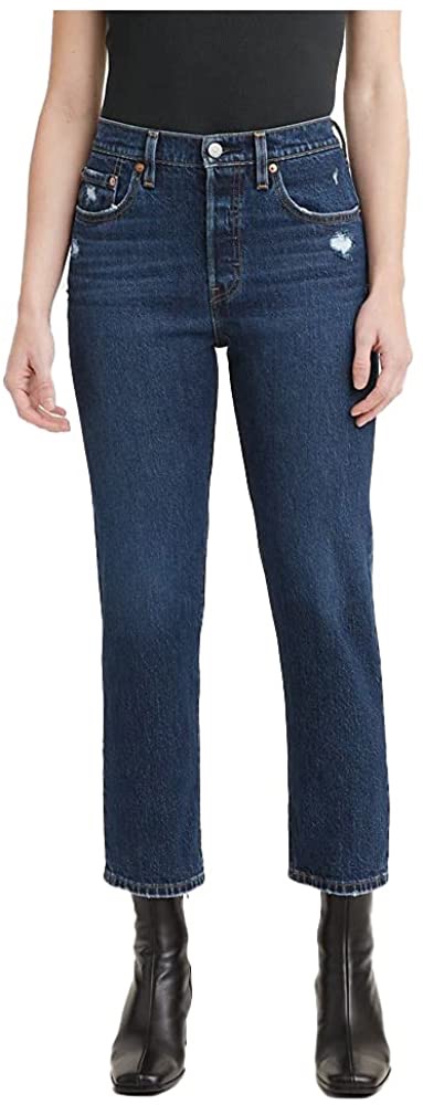Levi's Women's 501 Crop Jeans, Salsa Authentic (Waterless), 牛仔裤 30 at Amazon Women's Jeans store