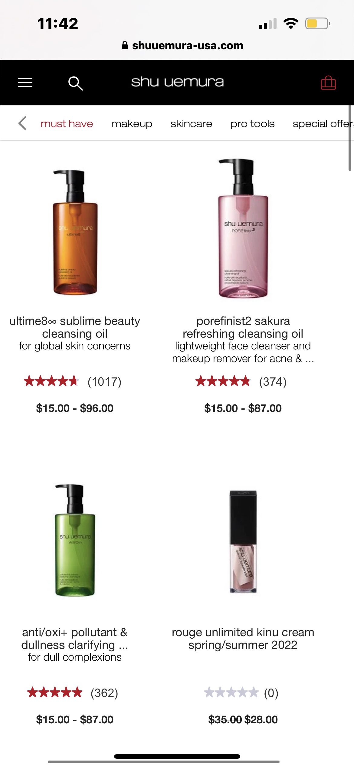 Best Sellers: skincare & makeup products | Shu Uemura