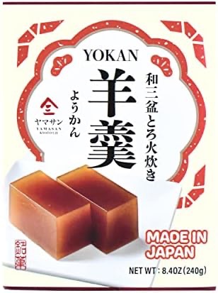 Amazon.com: Yokan Japanese Traditional Wagashi Sweets - Sweet Koshian Anko Paste Jelly Cake, Wasanbon Sugar, No Coloring, Gluten Free 日式甜点