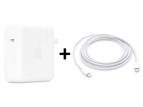 (Bundle) Apple 61W USB-C Adapter &amp; Apple USB-C Cable (2M)