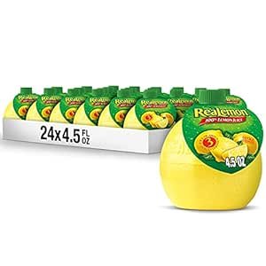 ReaLemon 100 Percent Lemon Juice, 4.5 fl oz bottle (Pack of 24)