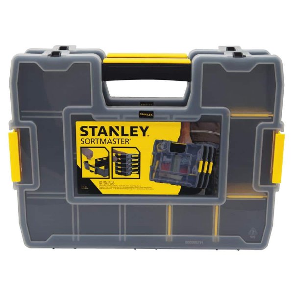 Stanley SortMaster Junior 14-Compartment Small Parts Organizer
