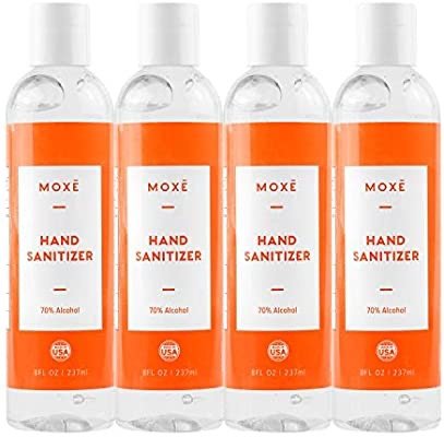 MOXE Unscented Hand Sanitizer Gel 70% Ethyl Alcohol