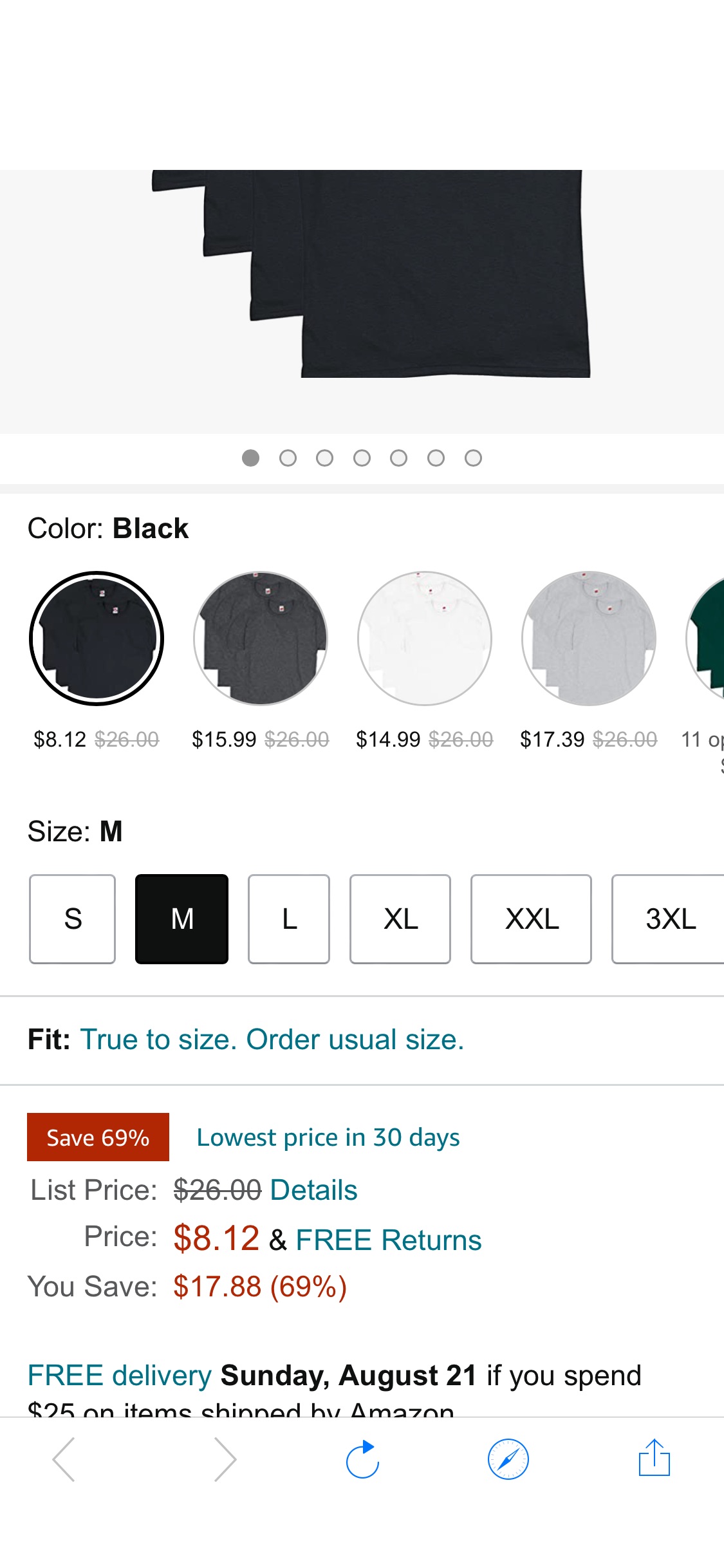 Amazon.com: Hanes mens Essentials Short Sleeve T-shirt Value Pack (4-pack) athletic t shirts, Black, Medium US : Clothing, Shoes & Jewelry