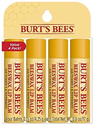 Burt's Bees唇膏四支装