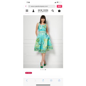 $23.98 NY&C: Eva Mendes Collection 蓝色上衣