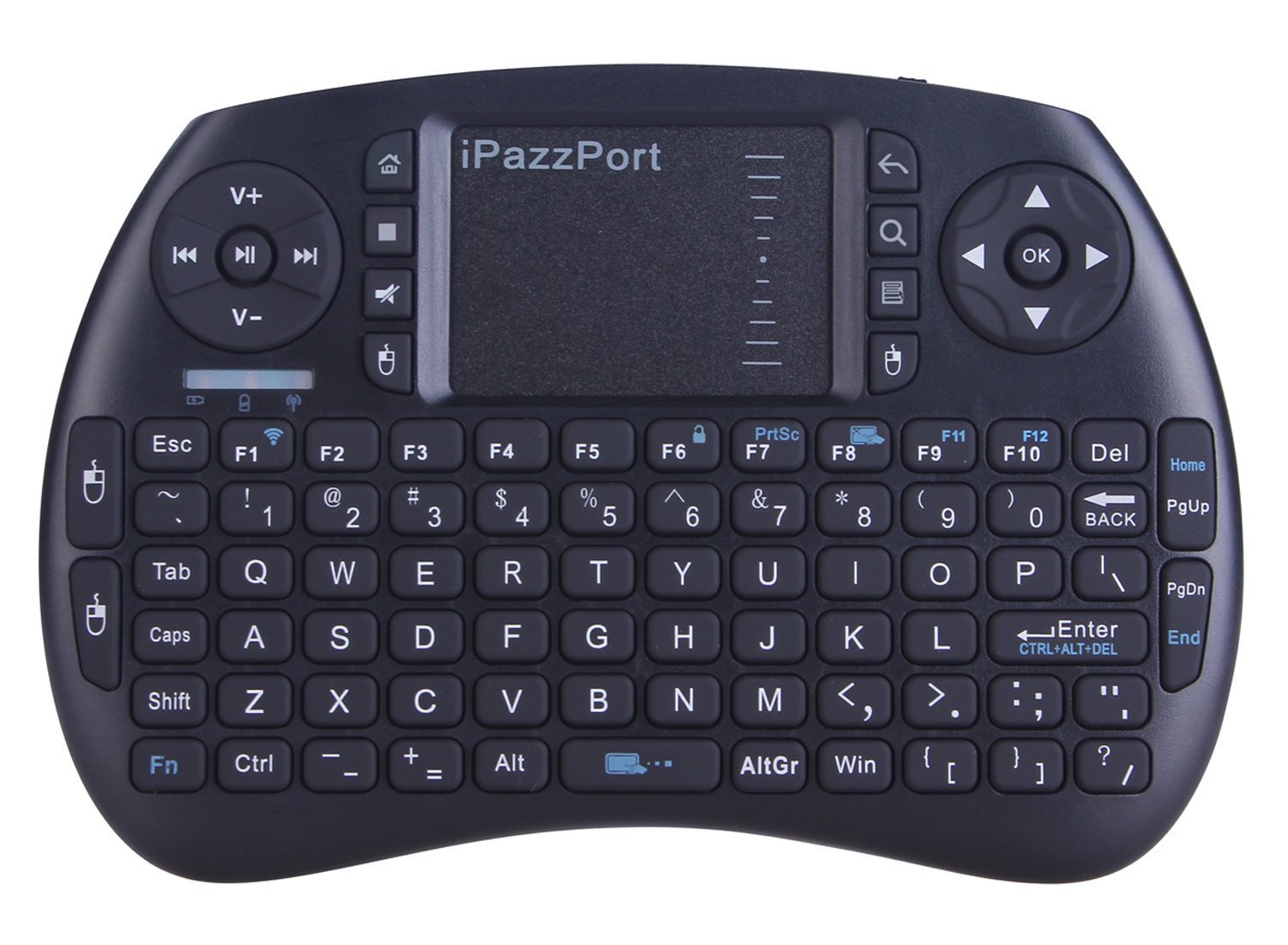 iPazzPort无线迷你键盘带触摸板
