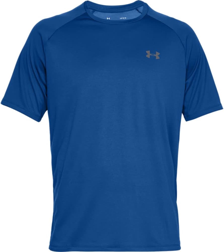 Amazon.com: Under Armour Men's Tech 2.0 Short-Sleeve T-Shirt , Royal (400)/Graphite , Medium : Clothing, Shoes & Jewelry短袖