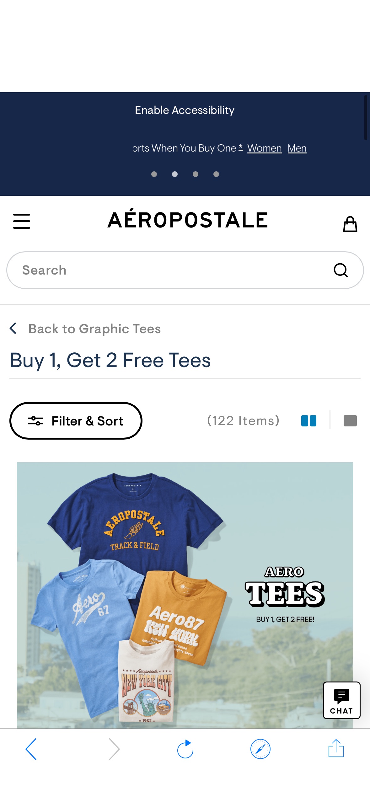 Aeropostale- Buy 1, Get 2 FREE Graphic Tees