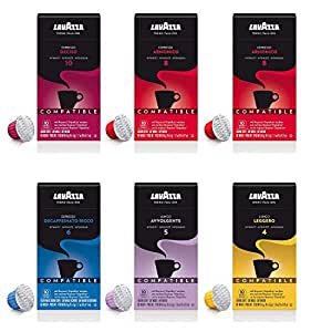 Lavazza Espresso Capsules Compatible with Nespresso Original Machines Variety Pack (Pack of 60)