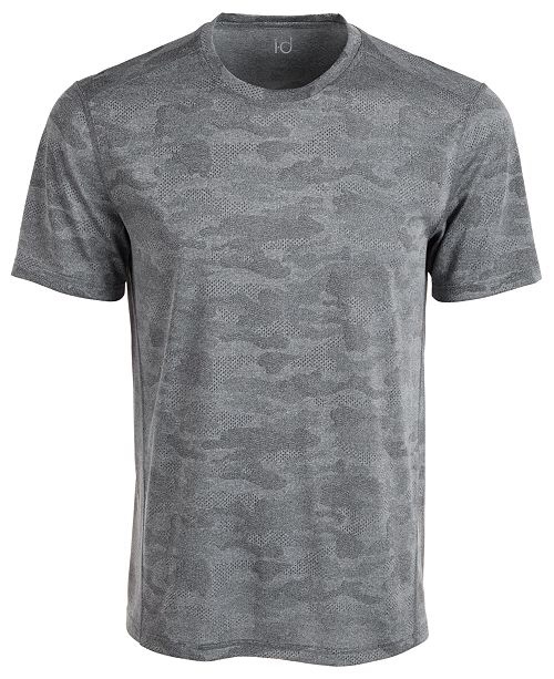 Ideology Men's Jacquard Camo T-Shirt, Created for Macy's & Reviews - T-Shirts - Men - Macy's衬衣