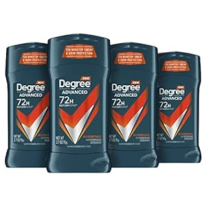 Amazon.com : Degree Men Antiperspirant Deodorant Adventure Freshness and Odor Protection Deodorant for Men 2.7 Oz, (Pack of 4) Woodsy, Stick : Degree Adrenaline : Beauty &amp; Personal Care