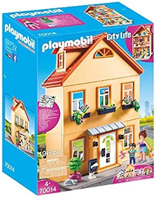 摩比世界 Amazon.com: PLAYMOBIL My Townhouse Playset: Toys & Games