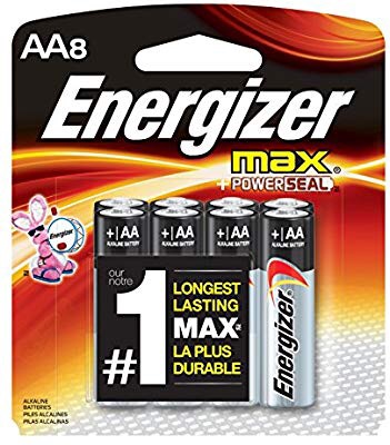 Amazon.com: Energizer AA Max Alkaline五号碱性电池，8个装