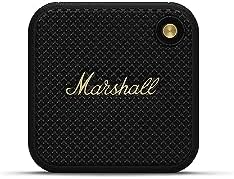 特價： Marshall Willen Portable Bluetooth Speaker - Black &amp; Brass