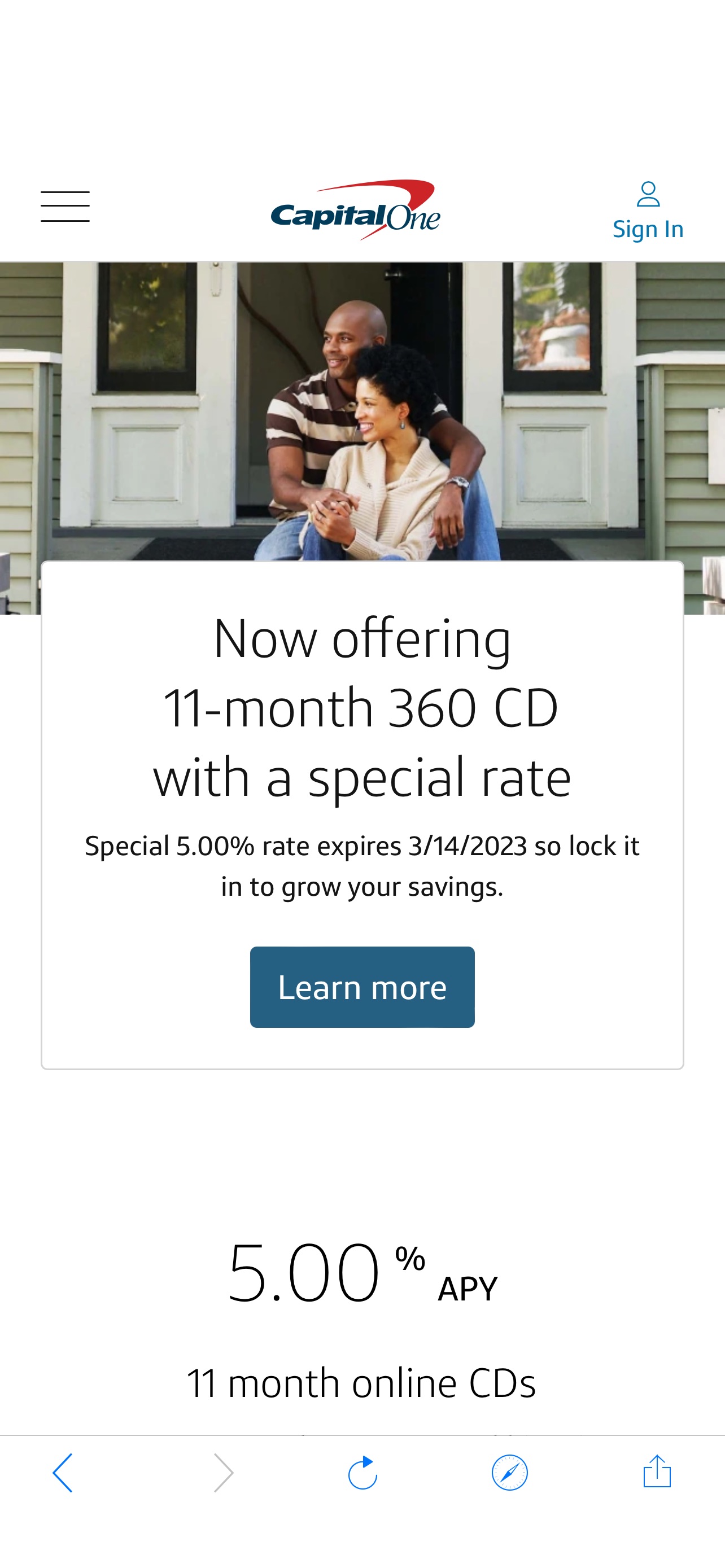 Online CD Savings Accounts & Interest Rates | Capital One