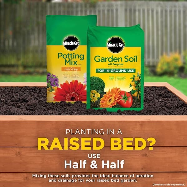 Miracle-Gro Garden Soil All Purpose for In-Ground Use, 0.75 cu. ft. 75030430 - The Home Depot