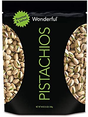 Amazon.com : Wonderful Pistachios, Roasted & Salted, 48 Ounce开心果
