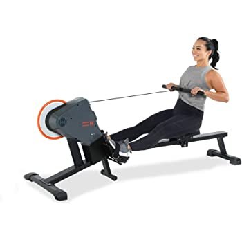 Women’s Health Men’s Health Bluetooth Rower Rowing Machine with MyCloudFitness App, Black