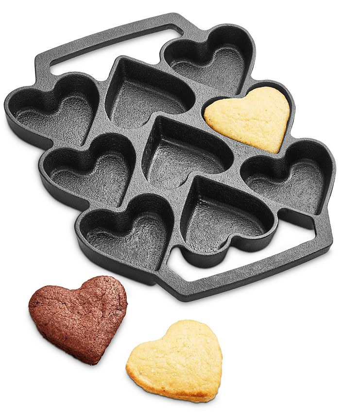 心形煎饼锅Martha Stewart Collection Cast Iron Heart Pan, Created for Macy's & Reviews - Cookware - Kitchen - Macy's