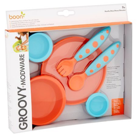 Groovy Interlocking Plate & Bowl with Modware  @ Walmart