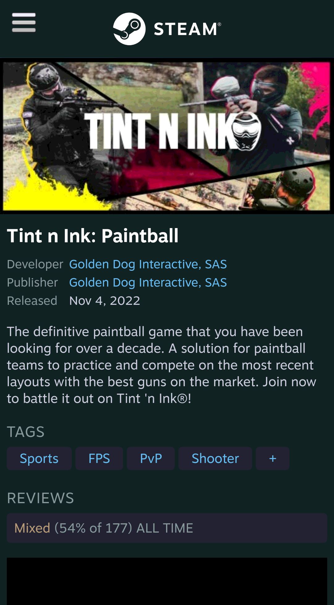 Tint n Ink: Paintball on Steam喜加一