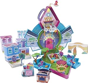 Amazon.com: My Little Pony Mini World Magic Epic Crystal Brighthouse Toy, Buildable Playset with 5 Collectible Figures, for Kids Ages 5 and Up : Toys &amp; Games
