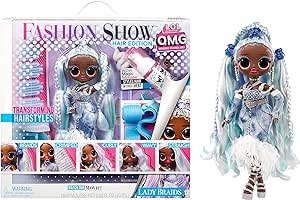 Amazon.com: LOL Surprise OMG Fashion Show Hair Edition Lady Braids 10&quot; Fashion Doll w/Magic Mousse, Transforming Hair, Including Stylish Accessories, 