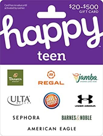 Happy Teen $50 Gift Card Limited Time Offer