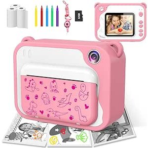 $17.99 USHINING Camera for Kids Instant Print, 12MP Instant Kids Camera