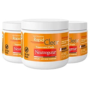 Neutrogena 水杨酸棉片3盒装热卖 买$30-$10
