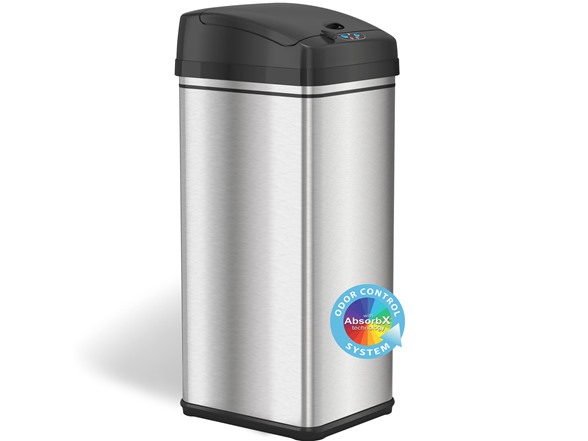 iTouchless 13-Gallon Automatic Trash Can