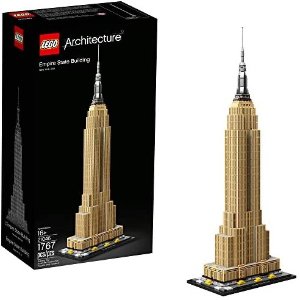 LEGO Architecture Empire State Building 21046 帝国大厦 New York City Skyline Architecture Model Kit (1767 Pieces)